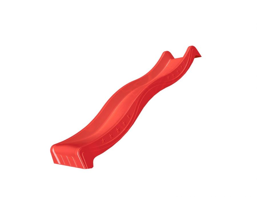 Šmykľavka Jungle Gym 2,65m červená + 2ks bezpečnostné úchytky Handgrip ZDARMA