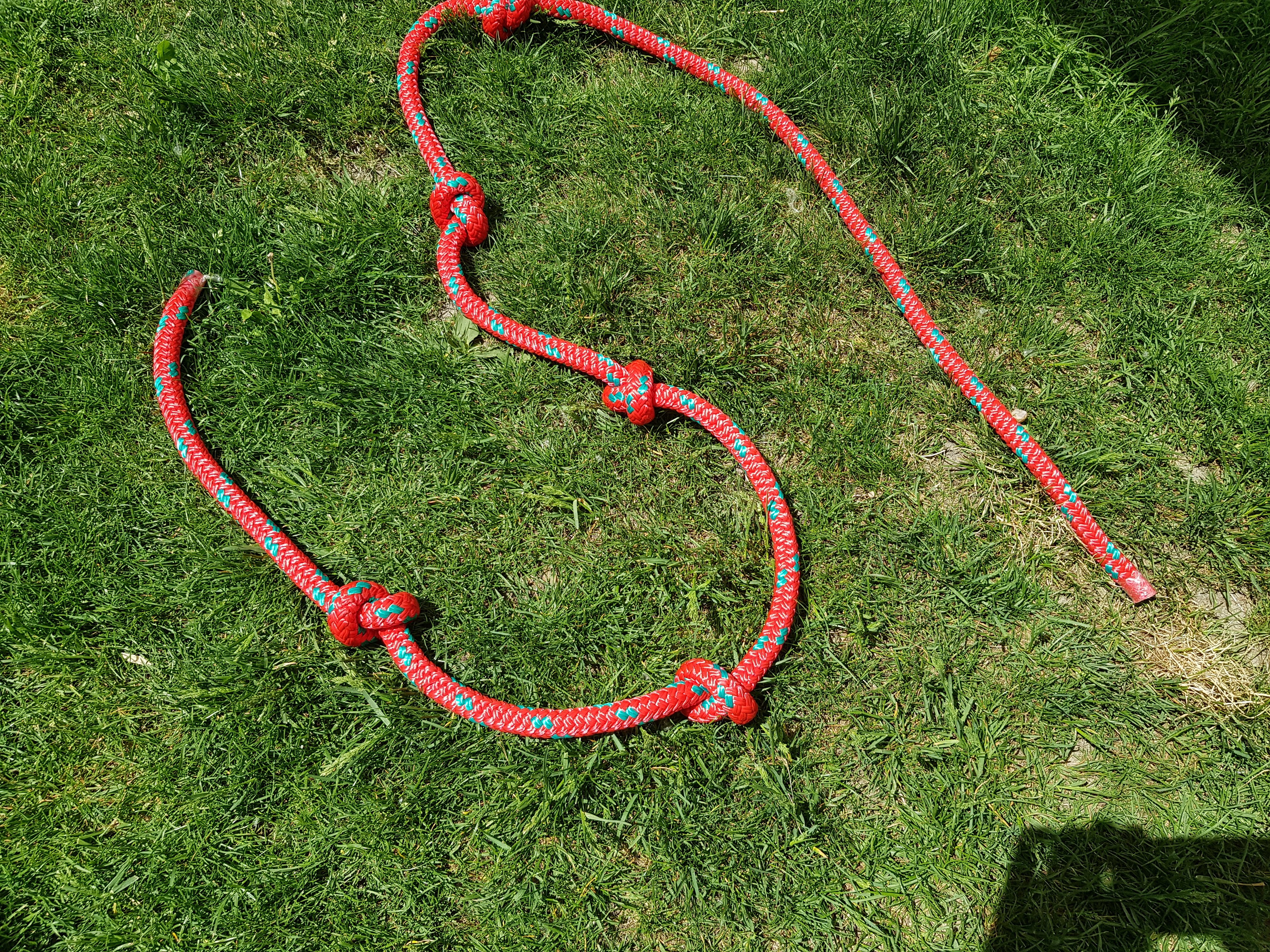 Lano PRO 20mm PP červeno-zelené 