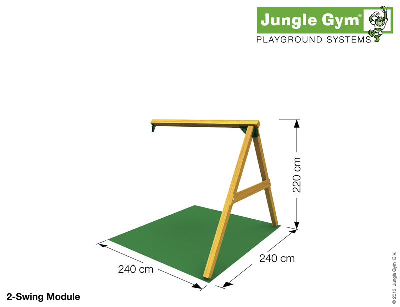 Domček Jungle Tower + šmykľavka + pieskovisko + dvojmiestna hojdačka 240cm + ZDARMA volant a ďalekohľad